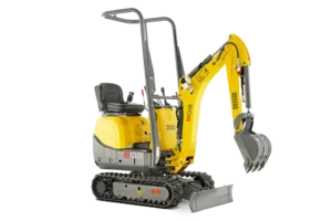 Location Micro pelle 900kg (godets 250-350-800mm) - Locamat Belgique