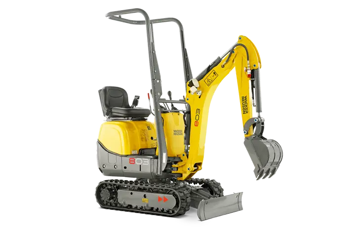 Location Micro pelle 900kg (godets 250-350-800mm) - Locamat Belgique