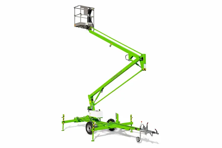 Location Nacelle tractable 12m à bras articulés - Locamat Belgique