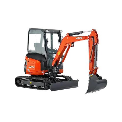 Location Mini-pelle 2,7T avec godets (250, 600, 1500mm) (hors livraison) - Locamat Belgique
