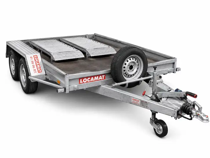 Location Remorque porte-engin 1.5T - Locamat Belgique